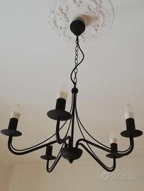 Lampadario a 5 lampade