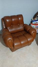 salotto divani in Vera pelle