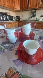 tazzine bianco e rosso