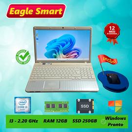 Portatile Sony 15.6" 12GB RAM SSD 250GB - Pronto