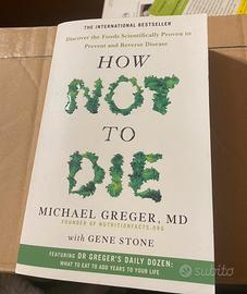 Libro How Not to Die - M. Greger (come nuovo) EN