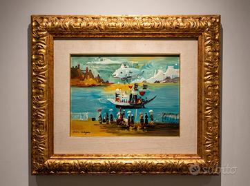 Dipinto originale di Jean Calogero -Olio 27x35