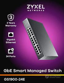 switch zyxel gs1900 -24E 24 porte
