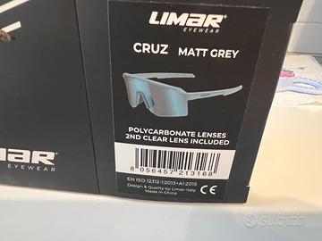 OCCHIALI LIMAR CRUZ MATT GREY 2 lenti