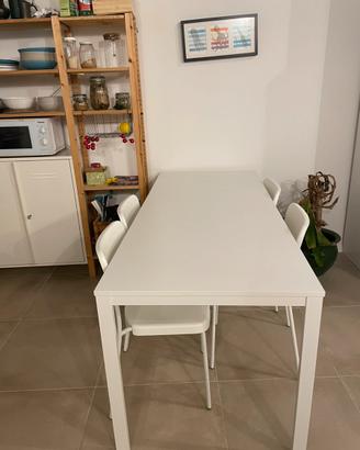 Tavolo IKEA VIHALS bianco 180×74 cm – come nuovo