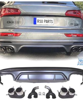 DIFFUSORE AUDI Q5 S LINE 18-20 LOOK SQ5 + TERMINAL