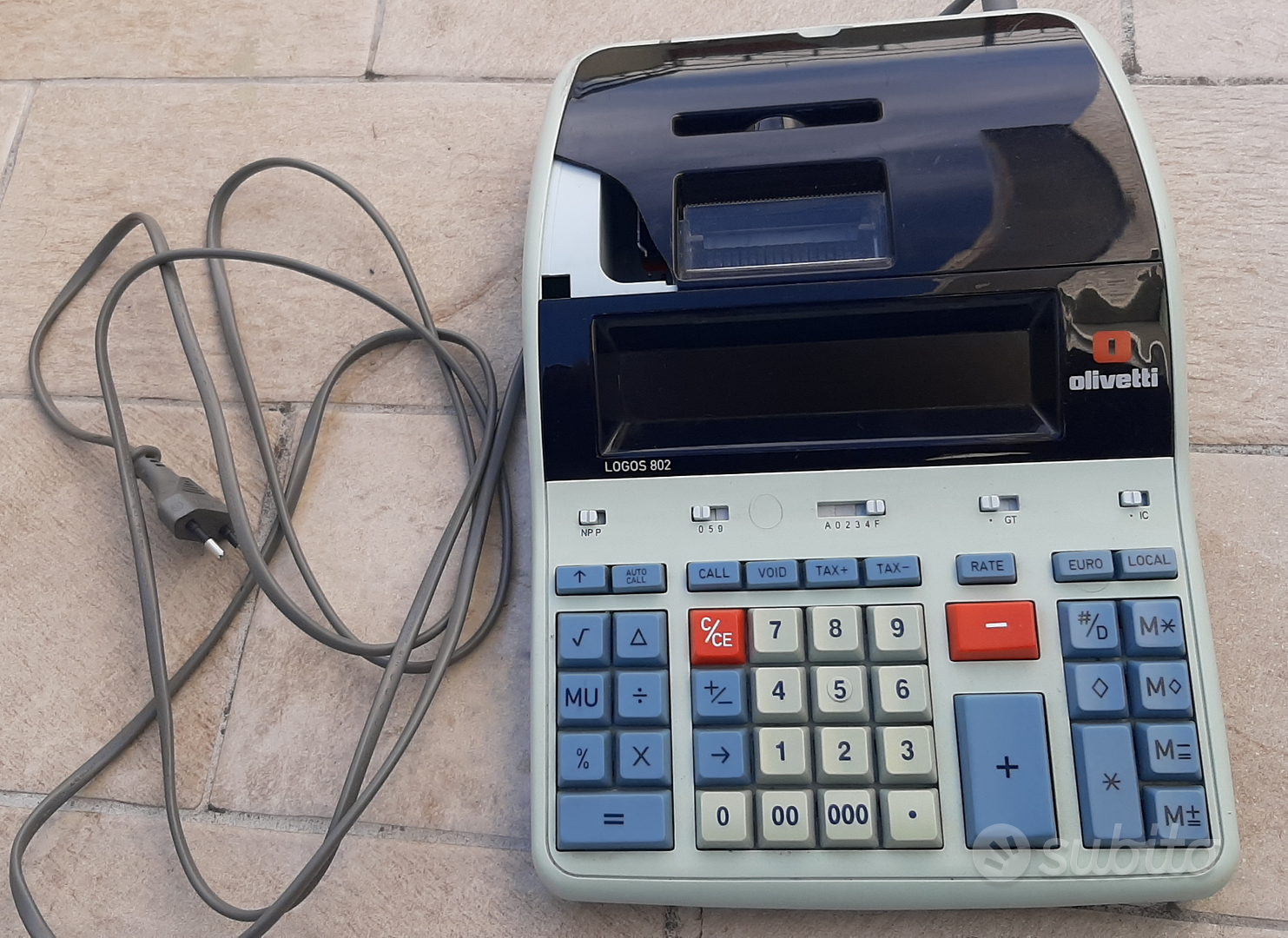 Calcolatrice Olivetti con stampante Mod. Logos 802 - Informatica In vendita  a Torino