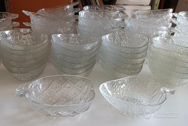 Ciotole in vetro Vintage a forma di Ananas Fragola