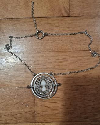 Collana Giratempo Harry Potter color argento