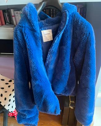 pelliccia donna con cappuccio