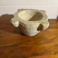 antico mortaio in marmo '800