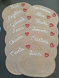 Tovagliette personalizzate
