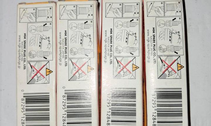 4 CANDELE NGK BKR6EKC (2848) NUOVE A DOPPIA PUNTA