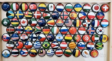 Capsule Spumante Santero Bandiere Serie Completa