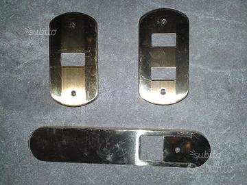 Placche copri presa e avvolgibili in ottone