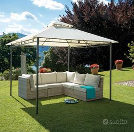 ULTIMISSIMO GAZEBO IN FERRO, MISURA 3×3 A SOLI 100