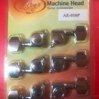 Meccaniche per chitarra 3+3 tipo Grover – cromate