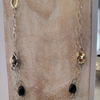 Collana lunga in  argento 925