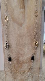 Collana lunga in  argento 925