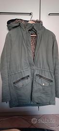Parka giubbotto verde militare