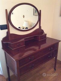 Toilette inglese primi 900 in mogano