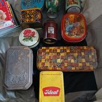 scatola di latta vintage 