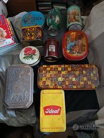 scatola di latta vintage 