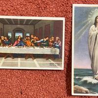 Lotto due santini vintage