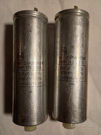 Condensatori carta ed olio 10uF 630V carta ed olio