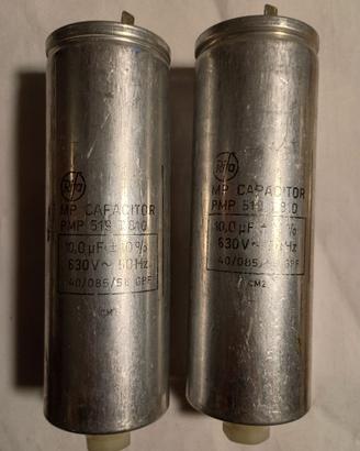 Condensatori carta ed olio 10uF 630V carta ed olio