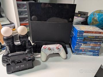 PS4 + controller + move + giochi