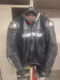 Giubbotto in pelle Dainese racing 3 tg54