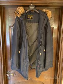 Woolrich Parka Donna Blu con Pelliccia – Original