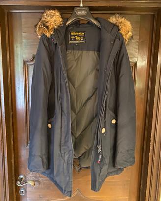 Woolrich Parka Donna Blu con Pelliccia – Original