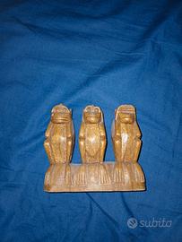 arredamento etnico tre scimmie 