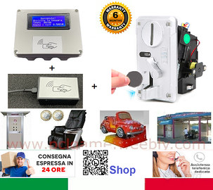 KIT GETTONIERA + CARD TIMER , PER DOCCIA MARE