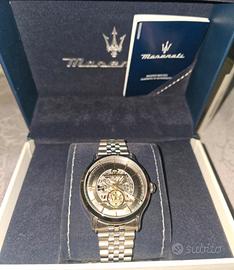 Maserati automatico orologio acciaio epoca
