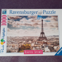 Puzzle 1000 pezzi della Ravensburger,vista Parigi