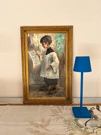 Quadro dipinto con cornice