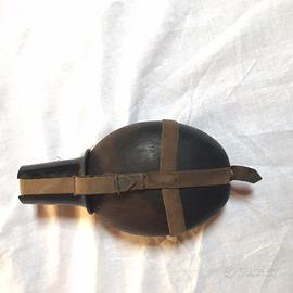 Borraccia tedesca WW2 noce di cocco n.2