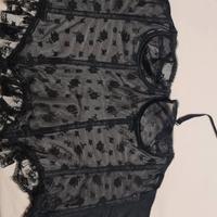 guepiére nera pizzo