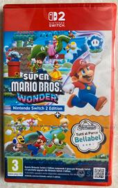 super mario Bros wonder switch 2 nuovo sigillato 