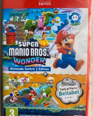 super mario Bros wonder switch 2 nuovo sigillato 