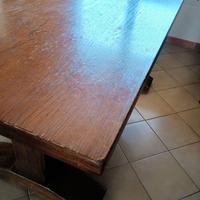 Tavolo in legno massello arte povera