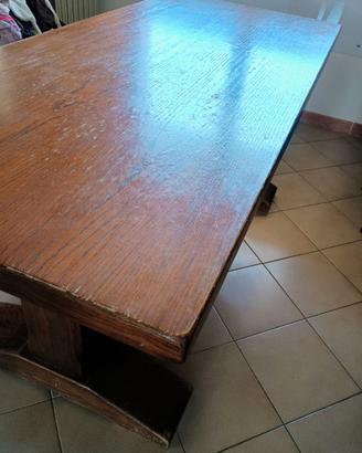 Tavolo in legno massello arte povera