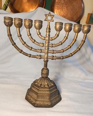 Menorah Chanukkiah 9 bracci
