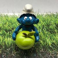 Puffo con Mela Verde Schleich 1982 cod 20160