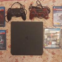 PS4 COME NUOVA + 2 JOYSTICK + 5 GIOCHI