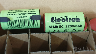 4pz BATTERIA RICARICABILE NI-MH SC 1,2V 2200mAh CO