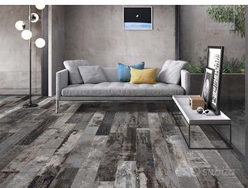 Piastrella 15x120 Colorart Carbon Sant'Agostino